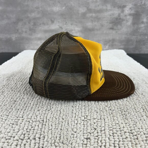 VINTAGE EASTERN HYDRAULIC MACHINE MESH SNAPBACK TRUCKER HAT OSFA TWO TONE CAP - Picture 5 of 7
